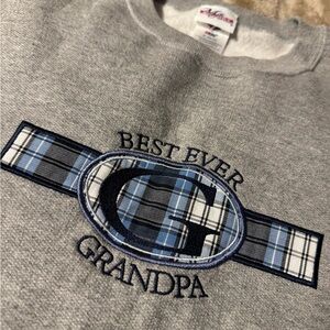 Embroidered Grandpa crewneck